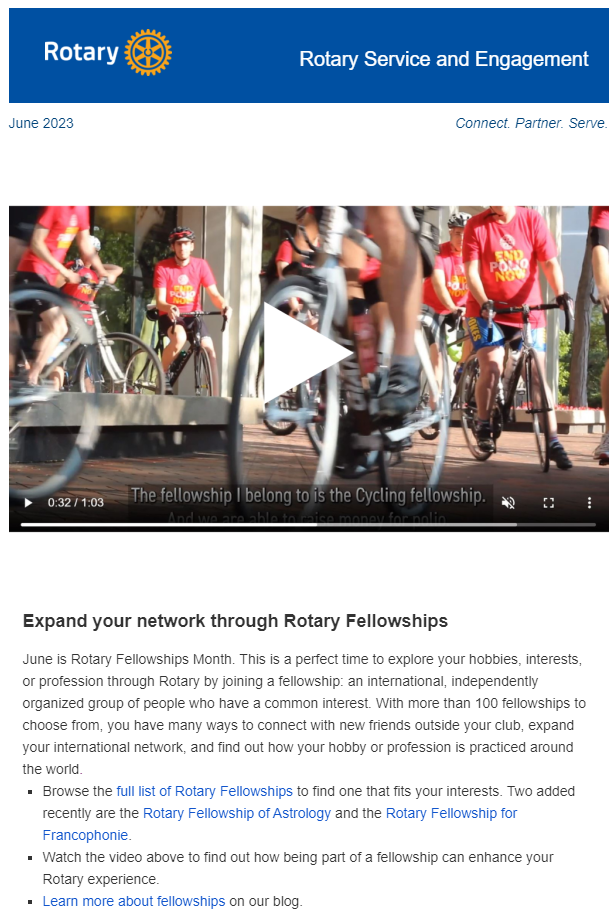 Publications : newsletter et liste des amicales